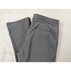 TravisMathew Mens 36x33 Golf Pants Gray Performance Stretch Chino Trousers